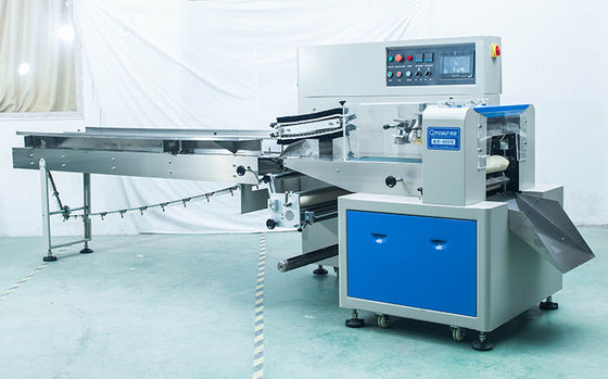 Petite machine horizontale de paquet d'écoulement de crème glacée/fruits de mer